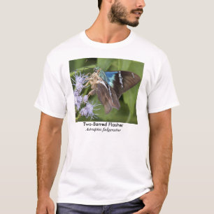 Kolvlaservlinder met twee barsten t-shirt