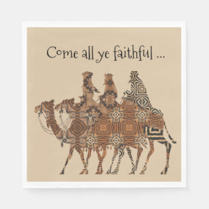 Kom allemaal Ye Faithful Servet