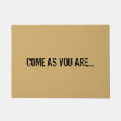 Kom als je doormat bent deurmat (Voorkant)