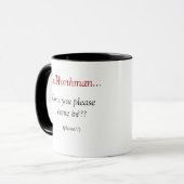 "Kom alsjeblieft binnen..." KoffieMok Mok (Voorkant links)