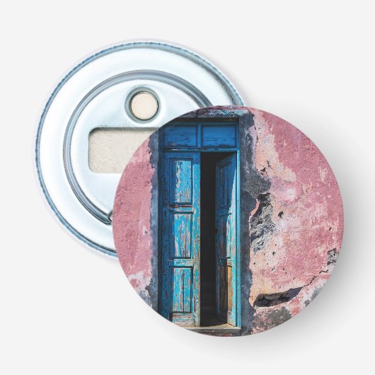 Kom binnen. button flesopener (Voorkant)