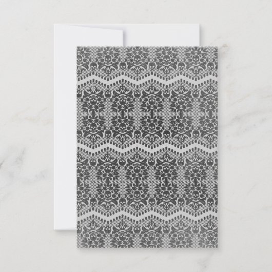 Kom binnen voor een hapje - Elegant Spider Invite Kaart (Achterkant)