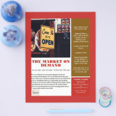 Kom binnen, we zijn open. flyer (Enkel)