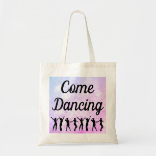 Kom Dancing Bokeh Dancer Silhouette Tote Bag