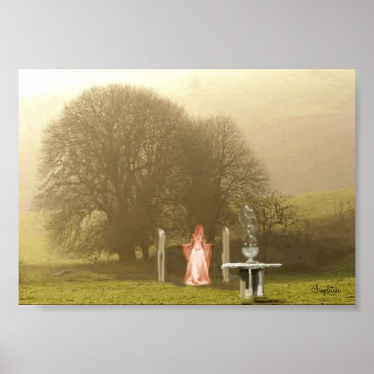 Kom de godin in de bomen ontmoeten poster (Voorkant)