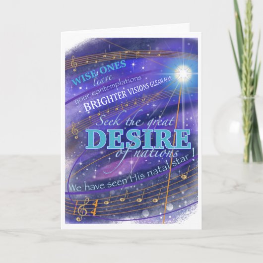 Kom en aanbid aankondiging (Voorkant)