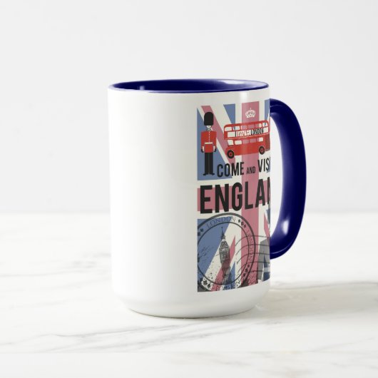 Kom en bezoek Engeland Mok (Voorkant rechts)