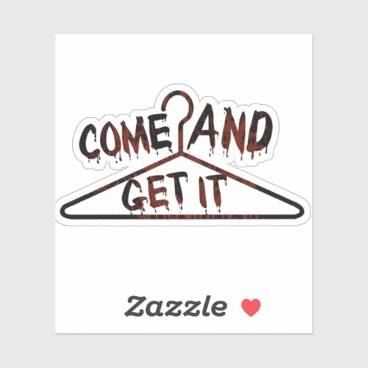 Kom en kies voor Pro Choice Sticker (Vel)