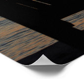 Kom en kijk naar de zonsondergang poster (Hoek)