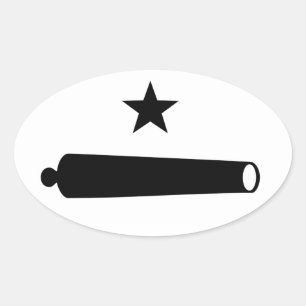 Kom en neem het Logo (TX) Ovale Sticker