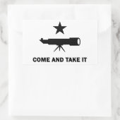 "Kom en neem het mee" voor wetenschappers Rechthoekige Sticker (Tas)