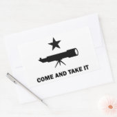 "Kom en neem het mee" voor wetenschappers Rechthoekige Sticker (Envelop)