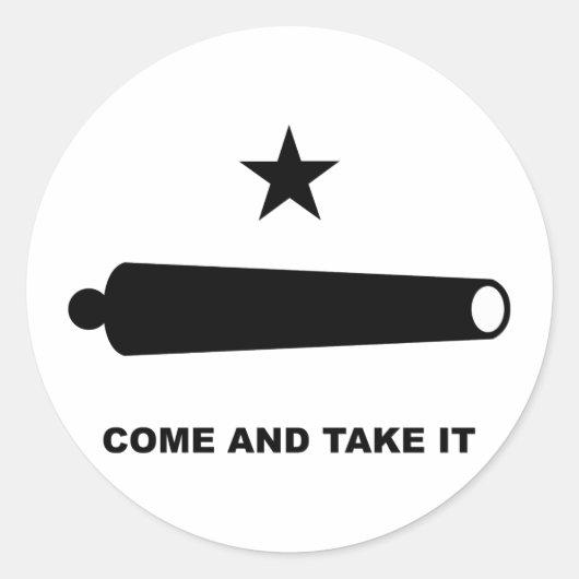 Kom en neem het Sticker (Voorkant)