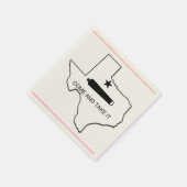 KOM EN NEEM HET - TEXAS SERVETTEN (Hoek)