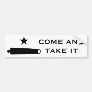 Kom en pak de vlag ~ Texas Bumpersticker