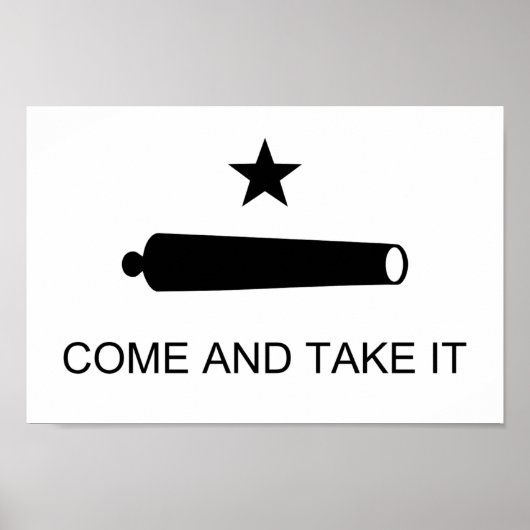 Kom en pak het - Amerikaanse Texas Flag Poster (Voorkant)