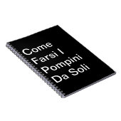 Kom Farsi i Pompini da Soli: Taccuino Notitieboek (Rechterzijde)
