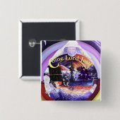"Kom Heer Jezus" Vierkante Button 5,1 Cm (Voorkant /achterkant)