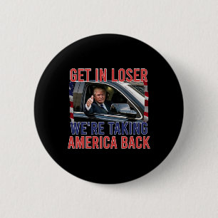 Kom in de buurt, we nemen Amerika terug Ronde Button 5,7 Cm