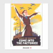 Kom in de Factories Sticker (Vel)