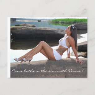 Kom in de zon met Venus. Briefkaart