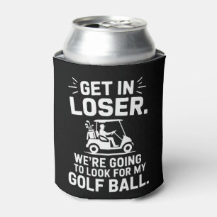 Kom in Verliezer Golfkar Tref Mijn Bal Golfer Blikjeskoeler