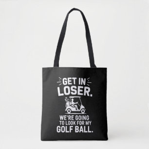 Kom in Verliezer Golfkar Zoek Mijn Bal Golfer Draagtas