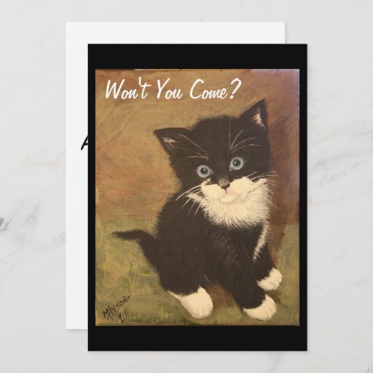 Kom je niet? kaart (Voorkant / Achterkant)