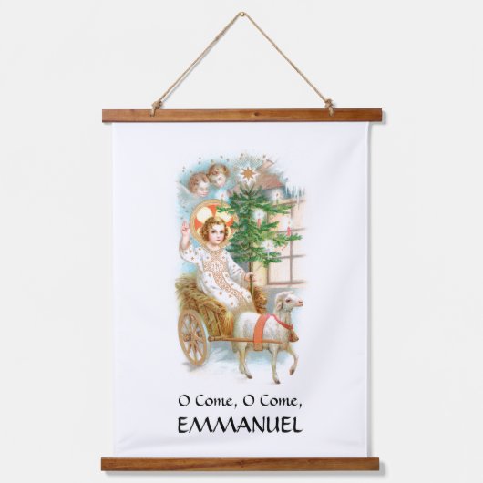 Kom, kom, Emmanuel Advent Hangend Wandkleed (Voorkant)