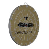 Kom mee! De veldslag van de staat Texas Dartbord (Voorkant Links)