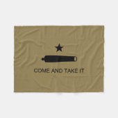 Kom mee! De veldslag van de staat Texas Fleece Deken (Voorkant (Horizontaal))