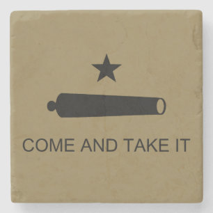 Kom mee! De veldslag van de staat Texas Stenen Onderzetter