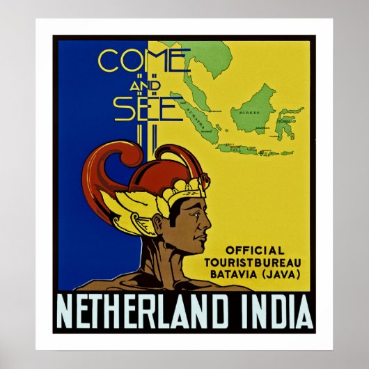 Kom mee naar Nederland India Poster (Voorkant)