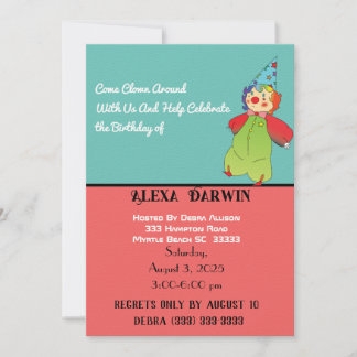 Kom met Alexa Darwin voor de clown rond! Kaart