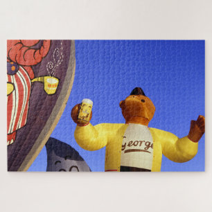 Kom met George vliegen. Legpuzzel