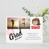 Kom met ons feesten! kaart (Staand voorkant)