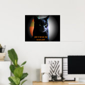 Kom naar de donkere kant. We hebben een krap Poster (Thuiskantoor)