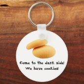 Kom naar de donkere kant! We hebben koekjes! Sleutelhanger (Voorkant)