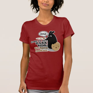 Kom naar de donkere kant. We hebben koekjes. T-shi T-shirt