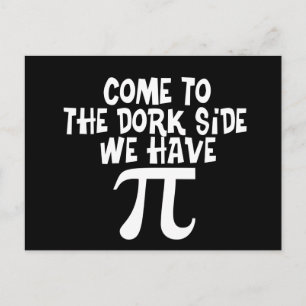 Kom naar de Dork Side.. we hebben PI Briefkaart