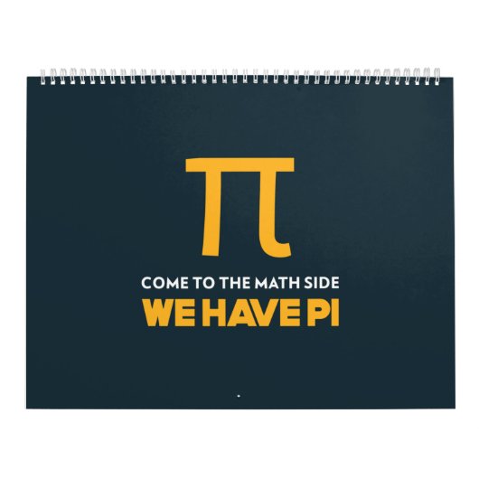 Kom naar de Wiskunde, we hebben Pi Kalender (Hoes)