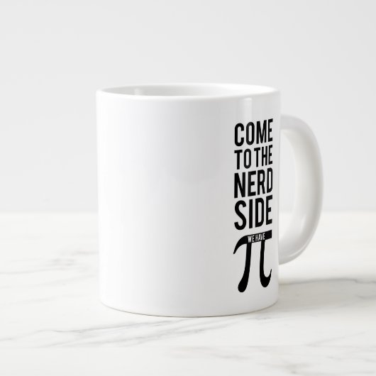 Kom naar de zijkant van de nerd grote koffiekop (Voorkant rechts)