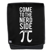 Kom naar de zijkant van de nerd rugtassen (Voorkant)