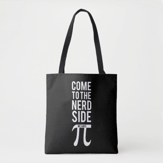 Kom naar de zijkant van de nerd tote bag (Voorkant)
