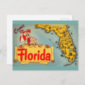 Kom naar Florida Briefkaart (Voorkant / Achterkant)