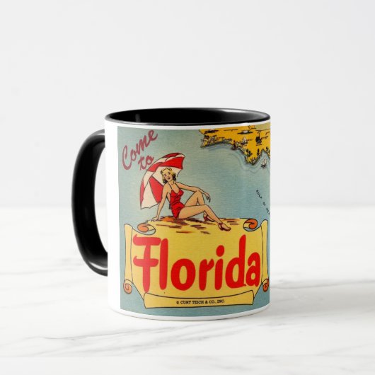 Kom naar Florida Mok (Voorkant links)