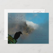 Kom naar het Briefkaart Edge Poem (Voorkant / Achterkant)