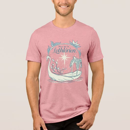 Kom naar LOTHLORIEN™ - Zwanenboot Tri-Blend Shirt (Voorkant)