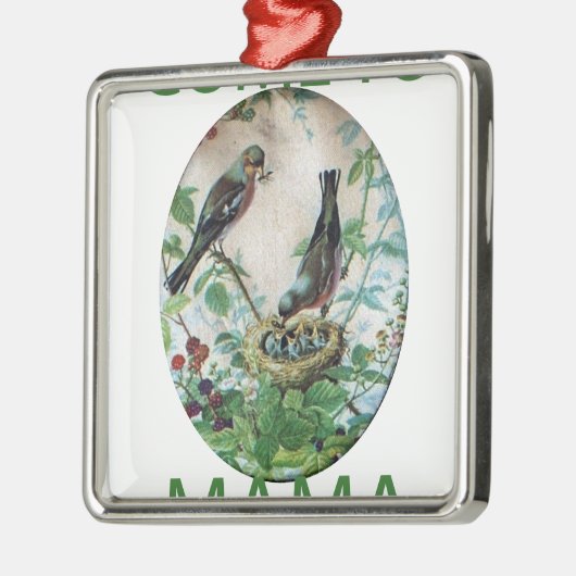 Kom naar mama.png metalen ornament (Links)