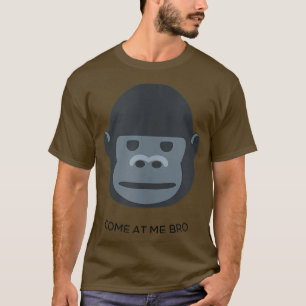 Kom naar me toe, Bro Funny Gorilla Head Gym en Par T-shirt